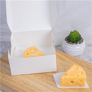[0404010] กล่องใส่ขนม กล่องใส่ของว่าง กล่องใส่อาหารว่าง กล่องสแน็คเล็ก สีขาว