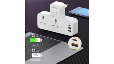 ปลั๊กไฟพร้อมพอร์ต USB ความสะดวกในการชาร์จที่คุณต้องมี