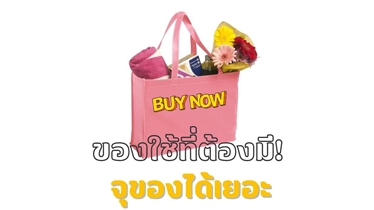 ถุงผ้า ทนทาน จุของได้เยอะ ของใช้ที่ต้องมี!